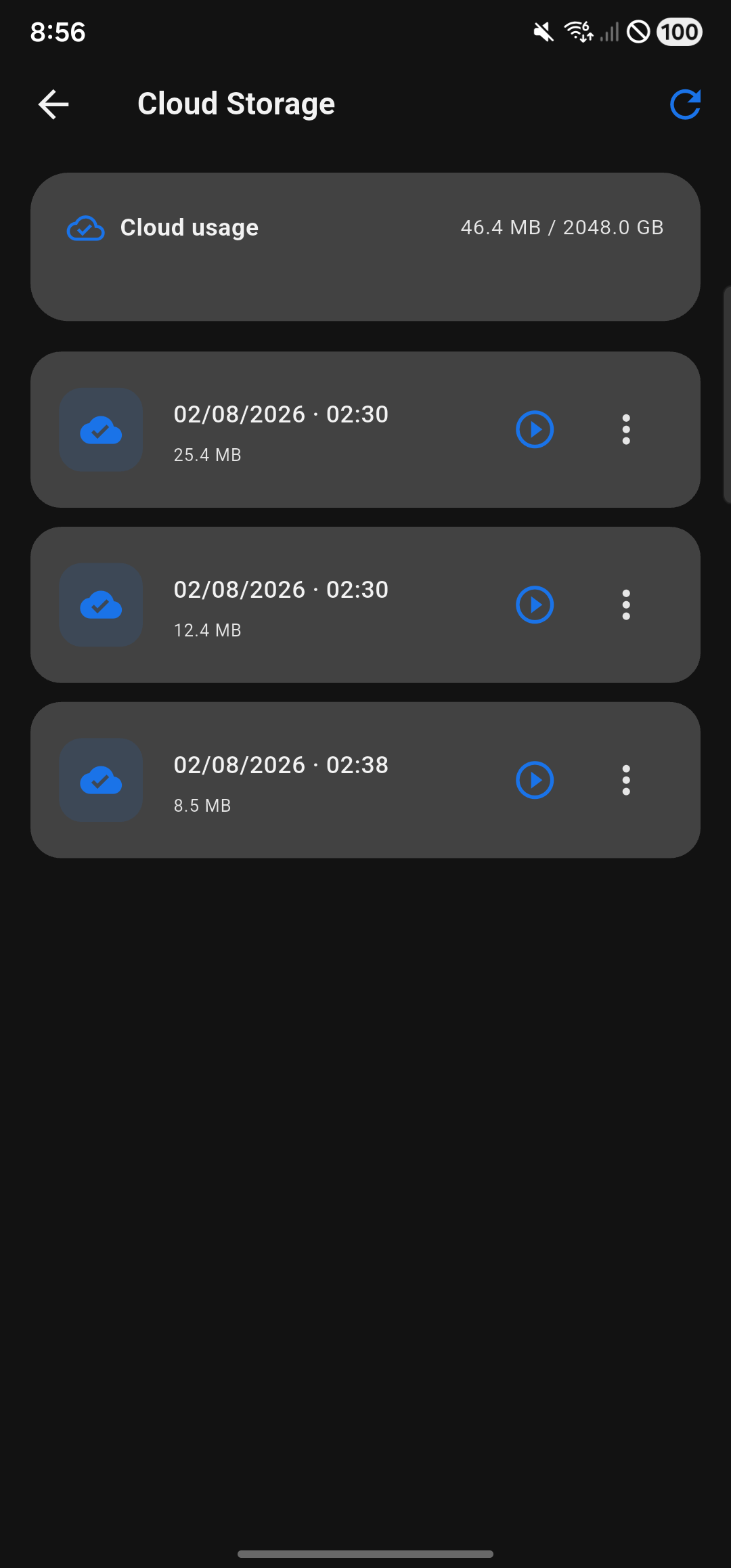 Cloud storage
